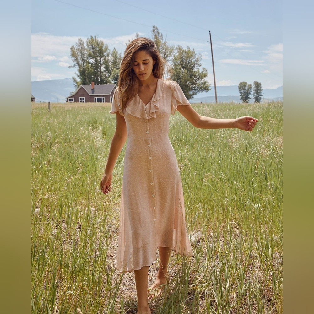 Christy Dawn Daisy Dress in Butter Yellow French Twig